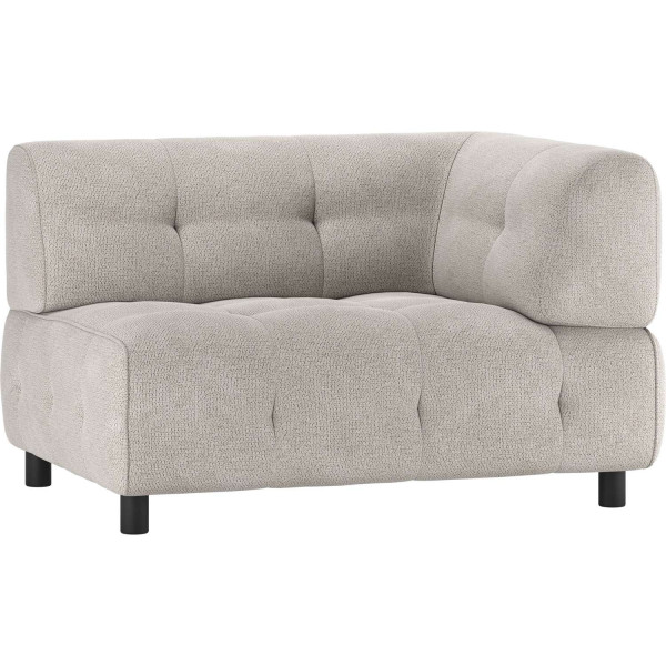 Sofa-Element Louis 1.5-Sitz Arm rechts Chenille powder