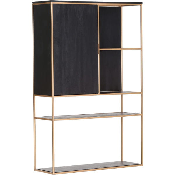 Highboard Deluxe Gold 105x35x160