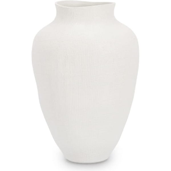 Vase Cyprus weiss 20x20x30