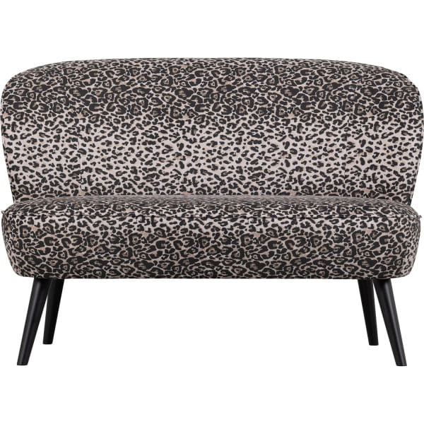 Sofa Megan 2-Sitzer Velvet Panther Print 110