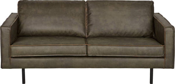 Sofa Rodeo 2.5-Sitzer Recycling Leder Army 190