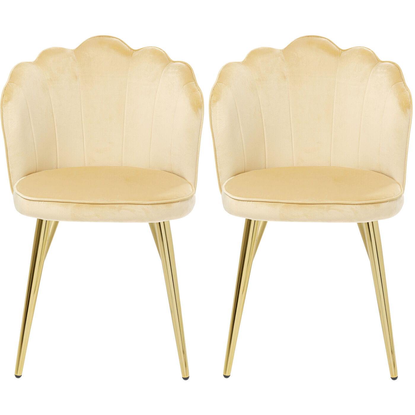 KARE Design möbel Stühle Stuhl Beige | | Möbel Princess (2er-Set) | Esszimmerstühle | mutoni