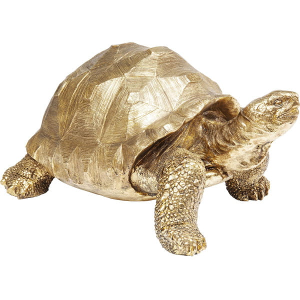 Deko Figur Turtle gold Medium
