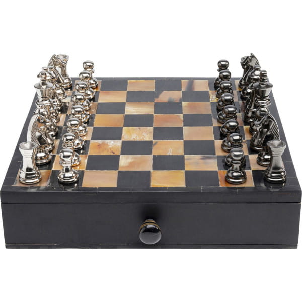 Deko Objekt Chess Antique 36x33