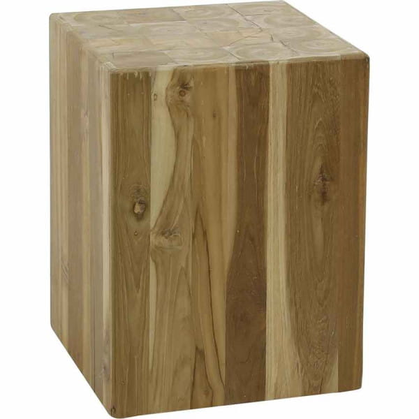 Blumensäule Bole Teak natur 45