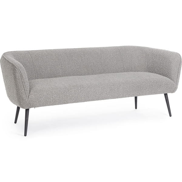 Sofa Avril 3-Sitzer grau