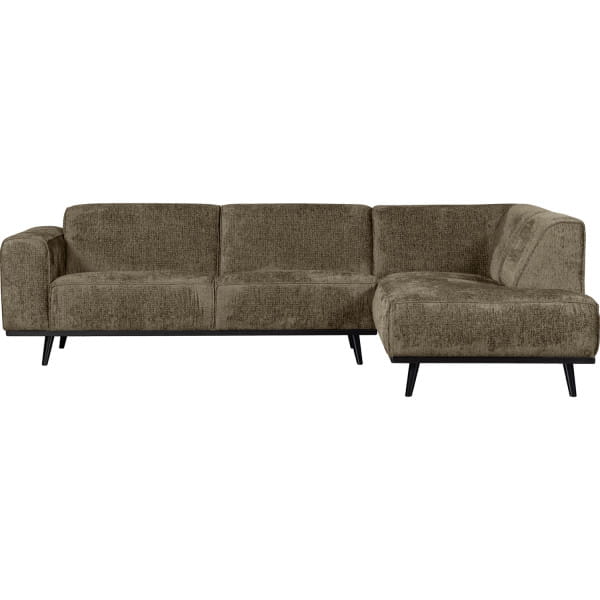 Ecksofa Statement rechts Chenille Velvet bonsai 274x210