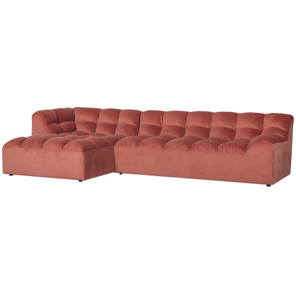 Ecksofa Allure links Washed Velvet blush 324x165