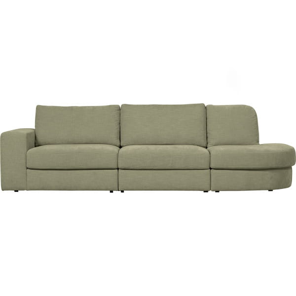 Sofa Family 2,5-Sitzer Rundung rechts grün 298x98