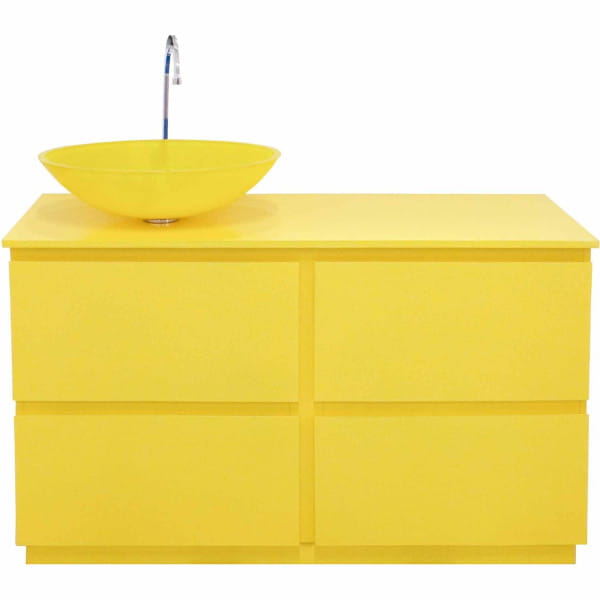 Waschtisch Margherita gelb 120x47x90