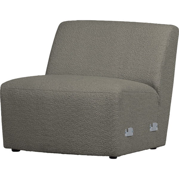 Sofa-Element Coco 1-Sitz Bouclé warmgrün