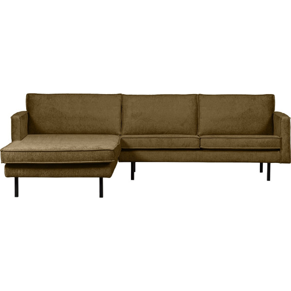 Ecksofa Rodeo Chenille Velvet brass 300x155