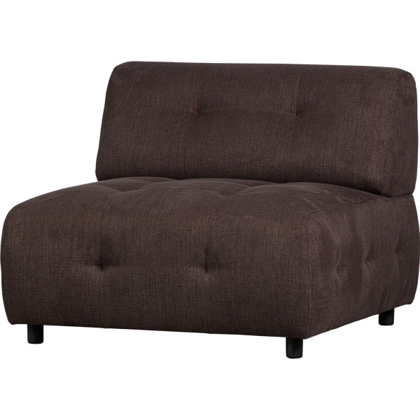 Sofa-Element Louis Flachgewebe coffee