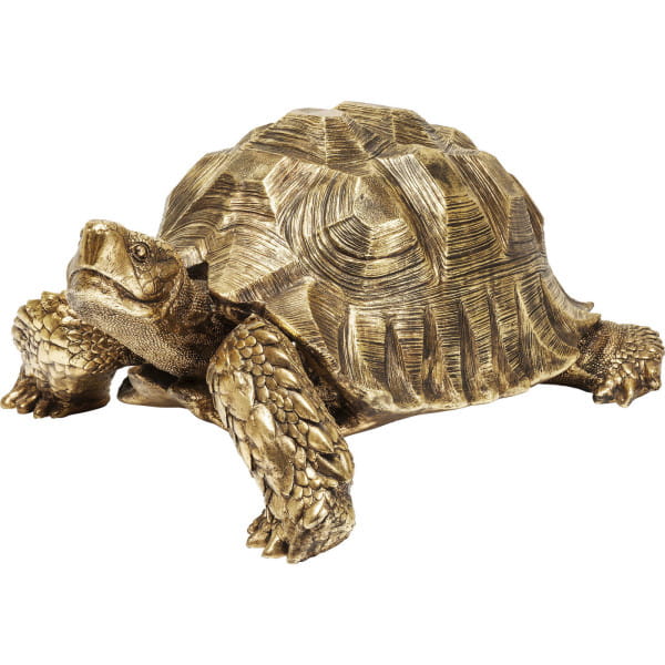 Deko Figur Turtle Gold XL