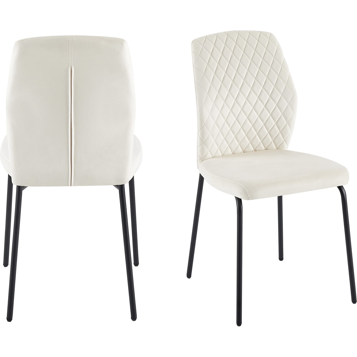 Esszimmerstuhl Snoplix Samt Metall beige Polsterstühle Stühle | mutoni | | (2er-Set) möbel | Möbel