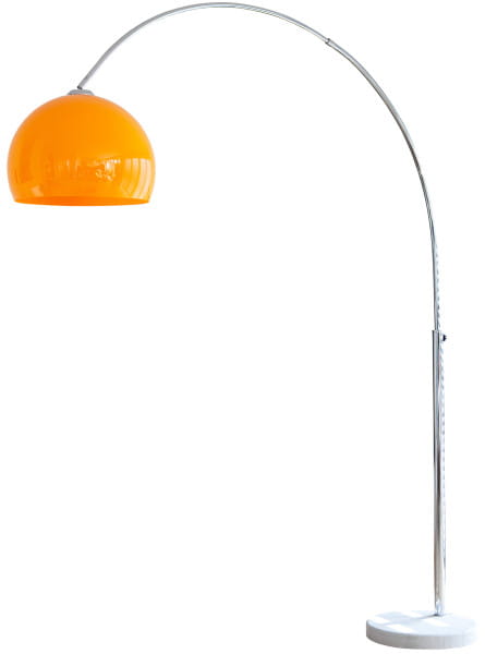 Bogenlampe 208cm orange