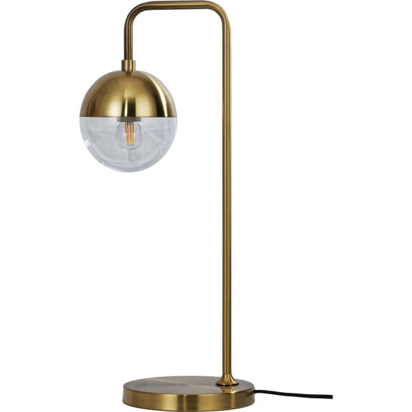 Tischlampe Globular Metall Antique Brass