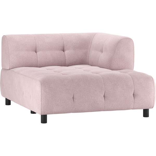 Chaiselongue Louis 1.5-Sitz Arm rechts Flachgewebe lila 122x140