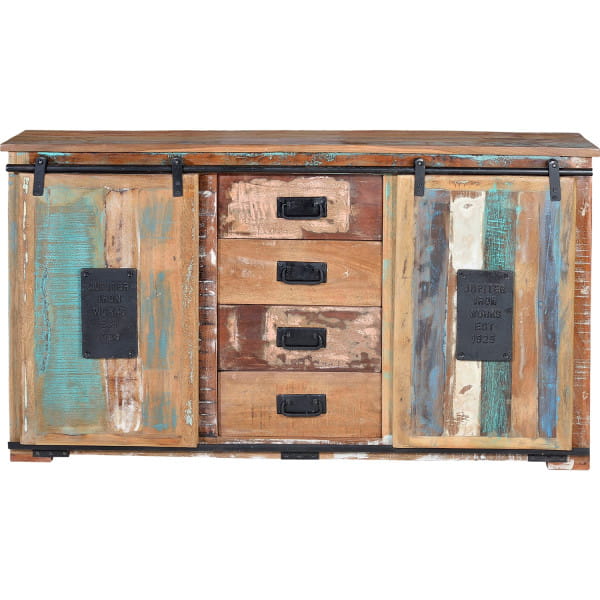 Sideboard Iria Holz recycelt multicolor 150