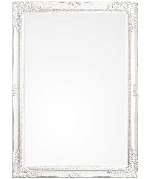 Spiegel Miro mit Rahmen weiss 72x102