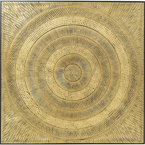 Objektbild Art Circle gold 120x120