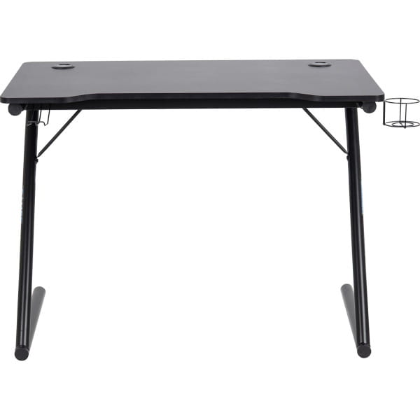 Tisch Ilario schwarz mit Becherhalter 100x60
