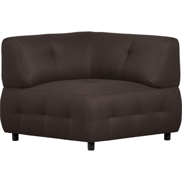 Sofa-Element Louis Ecke Webstoff coffee