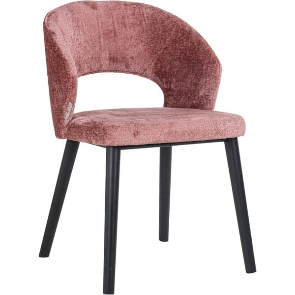 Stuhl Savoy rosa schwarz