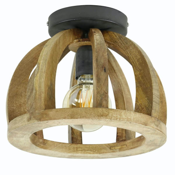 Deckenlampe Curved Wood 1L