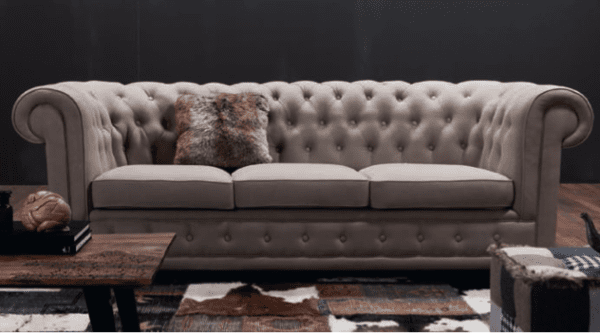 Sofa Oxford 3-Sitzer Leine Natural