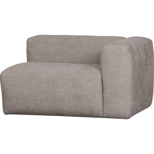 Sofa-Element Yent 1-Sitz Arm rechts Webstoff natur
