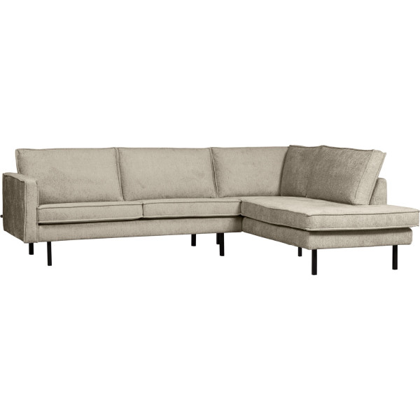 Ecksofa Rodeo rechts Chenille Velvet wheatfield 266x213