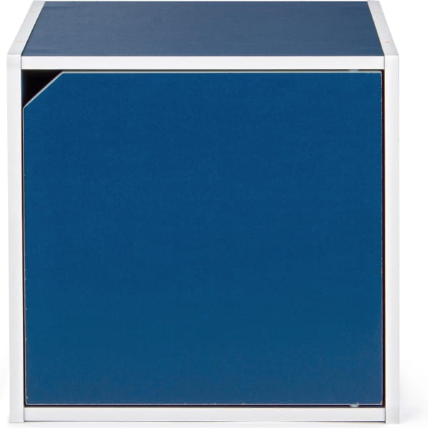 Regalwürfel mit Tür Composite Blau