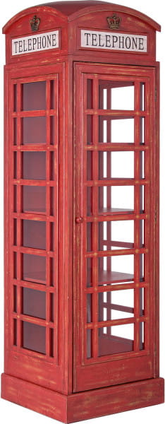 Holzregal Red Cabin London Telephone 180