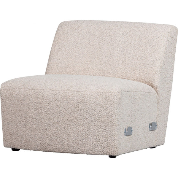 Sofa-Element Coco 1-Sitz Bouclé creme