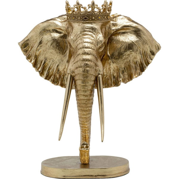Deko Objekt Elephant Royal gold 57