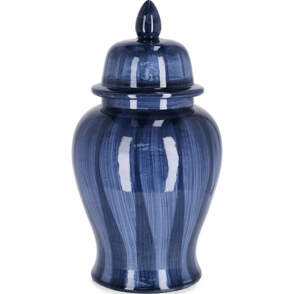 Vase Yuan Keramic blau 43