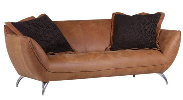Sofa Liverpool cognac 205x100x83