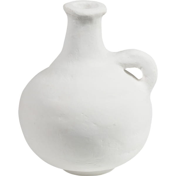 Vase District Pappmaché offwhite 30
