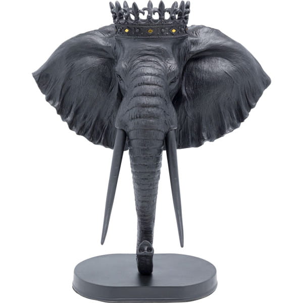 Deko Objekt Elephant Royal schwarz 57