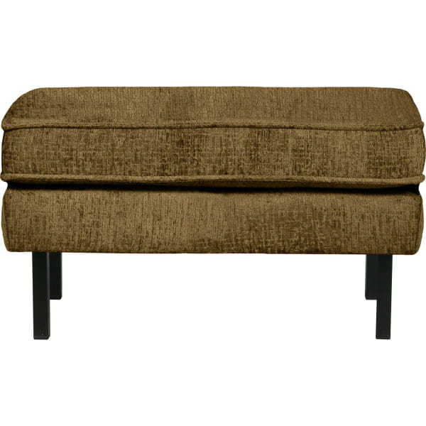 Hocker Rodeo Chenille Velvet brass