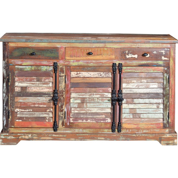 Sideboard Holz recycelt multicolor 150
