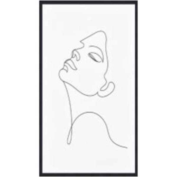 Gerahmtes Bild Drawing Lady 63x93