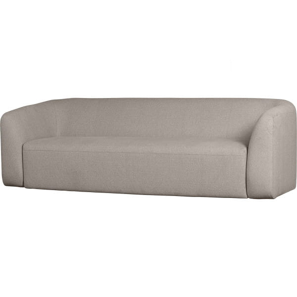 Sofa Sloping 3-Sitzer Chenille offwhite 240