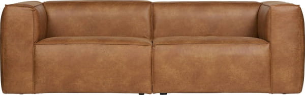 Sofa Bean 3.5-Sitzer Leder recycled Cognac 246