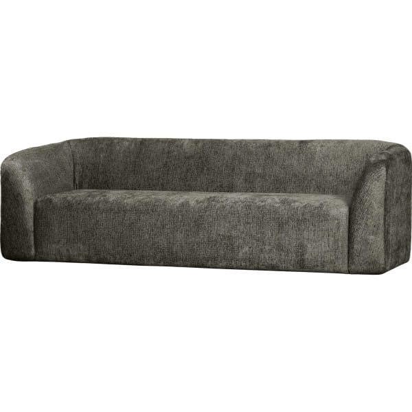 Sofa Sloping 3-Sitzer Chenille Velvet frost 240