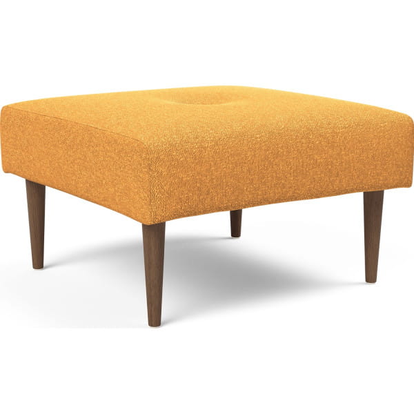 Innovation Ottoman Recast Plus Dark Styletto Bouclé Ochre 536