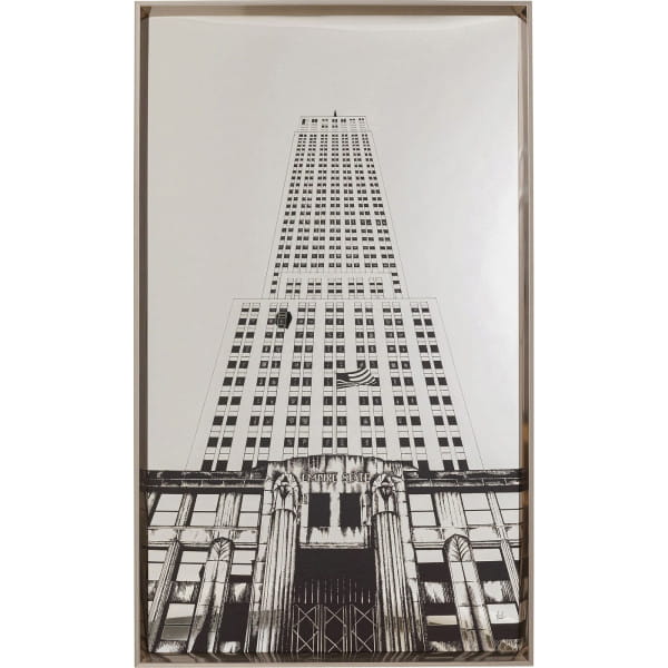 Gerahmtes Bild Empire State Mirror 77x130
