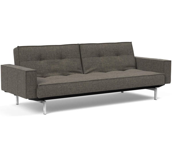 Canapé-lit Innovation Splitback Chrome avec accoudoirs - Canapés-lits - Innovation Living