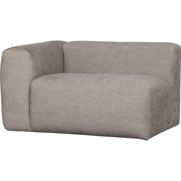 Sofa-Element Yent 1-Sitz Arm links Webstoff natur